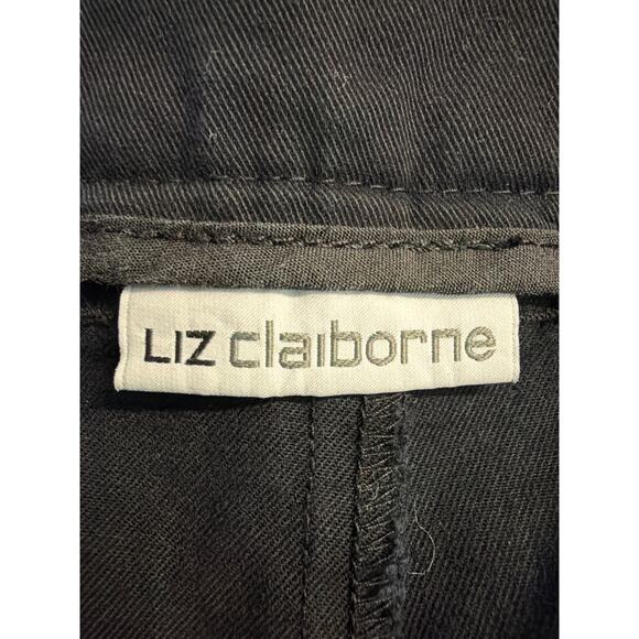 Liz Claiborne Black Bermuda Shorts Sz 10 - Picture 3 of 9